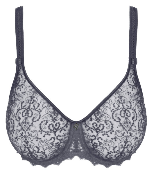 Cassiope gemoldeter Spitzen BH Titane